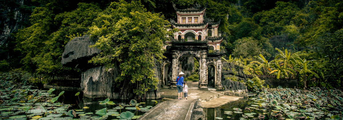 Mekong River Temple Gateway